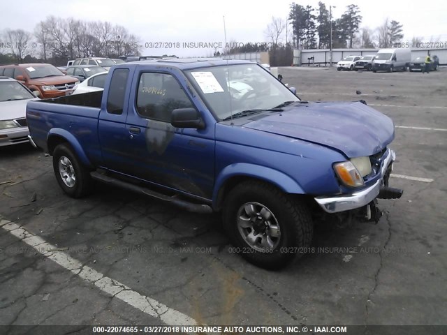 1N6ED26Y9XC306462 - 1999 NISSAN FRONTIER KING CAB XE/KING CAB SE BLUE photo 1