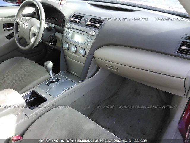 JTNBE46K573033137 - 2007 TOYOTA CAMRY NEW GENERAT CE/LE/XLE/SE RED photo 5