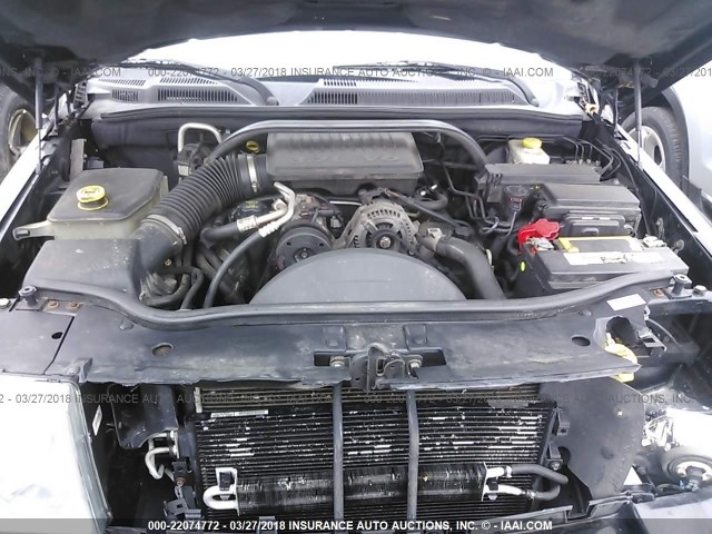 1J8HG48K36C273283 - 2006 JEEP COMMANDER BLACK photo 10