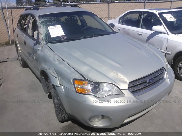 4S4BP61C667324744 - 2006 SUBARU LEGACY OUTBACK 2.5I GOLD photo 1