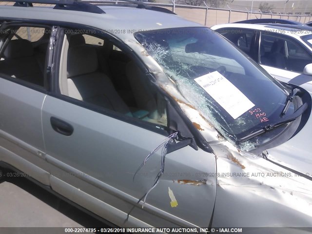 4S4BP61C667324744 - 2006 SUBARU LEGACY OUTBACK 2.5I GOLD photo 6