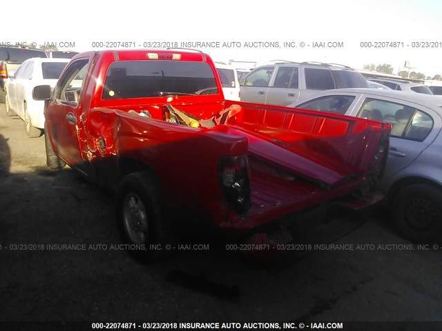 1GCCS148768188362 - 2006 CHEVROLET COLORADO RED photo 3