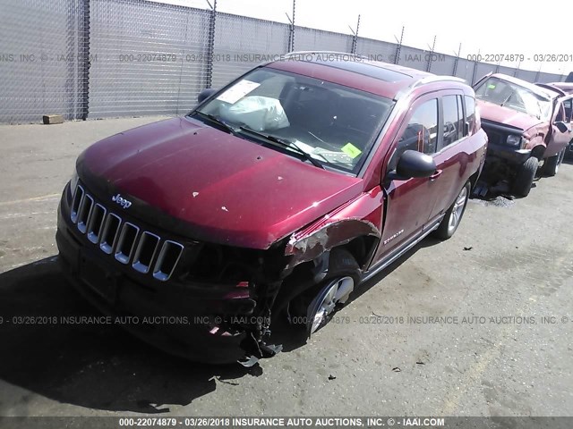 1C4NJCEA1CD605633 - 2012 JEEP COMPASS LATITUDE 红色 照片 2