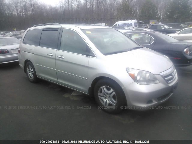 5FNRL38786B451303 - 2006 HONDA ODYSSEY EXL ვერცხლისფერი ფოტო 1