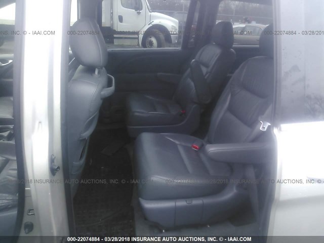 5FNRL38786B451303 - 2006 HONDA ODYSSEY EXL ვერცხლისფერი ფოტო 8