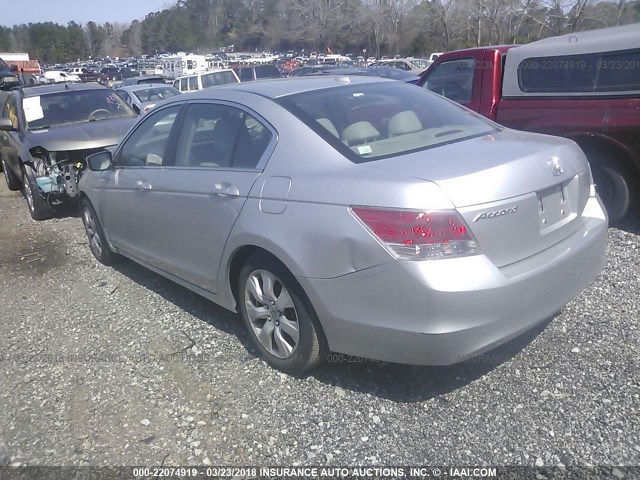 1HGCP2F83AA108630 - 2010 HONDA ACCORD EXL SILVER photo 3