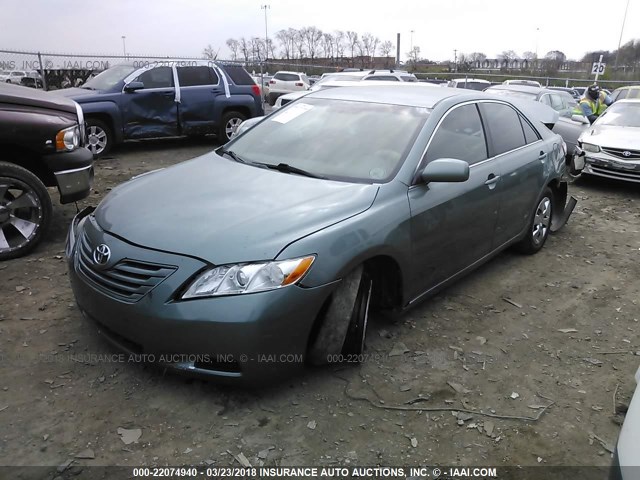 4T1BE46K47U578868 - 2007 TOYOTA CAMRY NEW GENERAT CE/LE/XLE/SE Light Blue photo 2