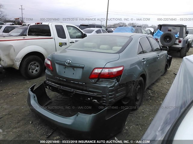 4T1BE46K47U578868 - 2007 TOYOTA CAMRY NEW GENERAT CE/LE/XLE/SE Light Blue photo 4