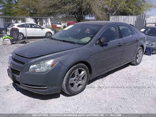 1G1ZG57B79F147233 - 2009 CHEVROLET MALIBU LS 灰色 照片 2