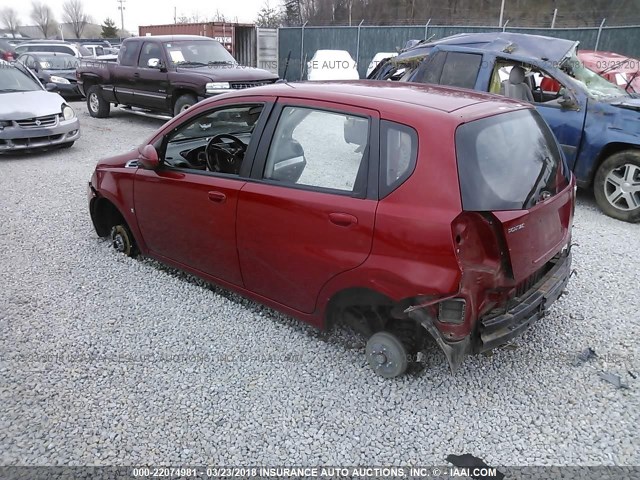 KL2TD66E99B660677 - 2009 PONTIAC G3 RED photo 3