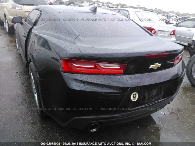 1G1FB1RS7H0132403 - 2017 CHEVROLET CAMARO LT BLACK photo 3