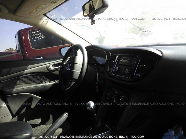 1C3CDFAA0ED779903 - 2014 DODGE DART SE BLACK photo 5