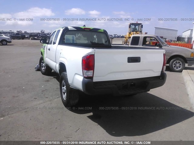5TFRX5GN7GX059677 - 2016 TOYOTA TACOMA ACCESS CAB/SR/SR5 GREEN photo 3