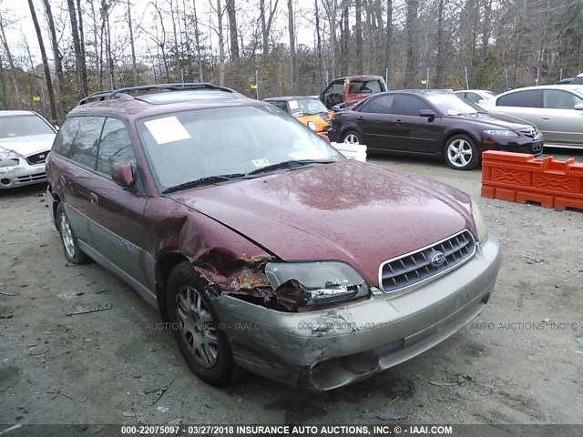 4S3BH686246629761 - 2004 SUBARU LEGACY OUTBACK LIMITED RED photo 6