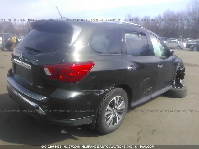 5N1DR2MM0HC654566 - 2017 NISSAN PATHFINDER S/SV/SL/PLATINUM 灰色 照片 4