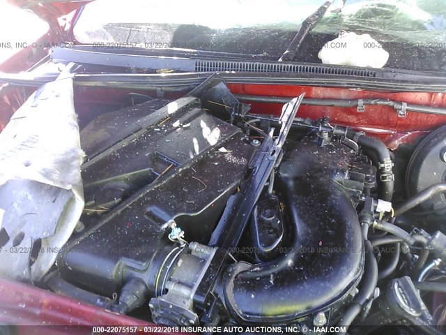 5TFLU4EN7BX009608 - 2011 TOYOTA TACOMA DOUBLE CAB წითელი ფოტო 10