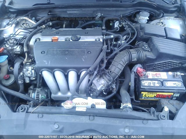 1HGCM56485A108572 - 2005 HONDA ACCORD LX SILVER photo 10