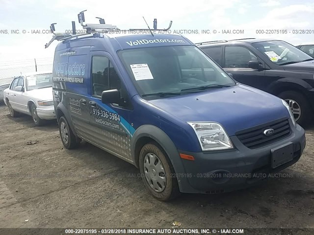 NM0LS7AN4DT153234 - 2013 FORD TRANSIT CONNECT XL BLUE photo 1