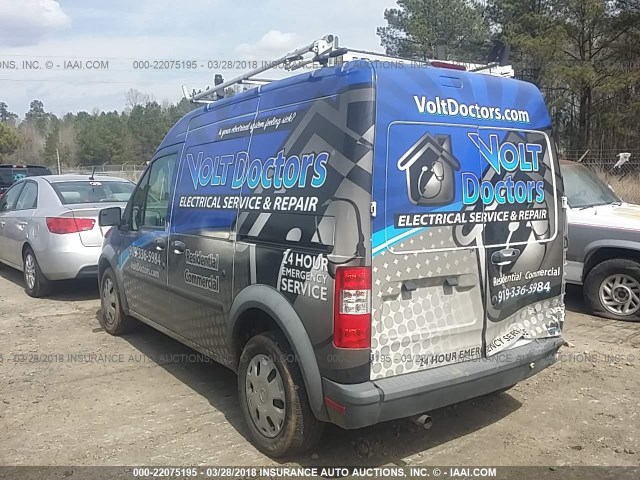 NM0LS7AN4DT153234 - 2013 FORD TRANSIT CONNECT XL BLUE photo 3