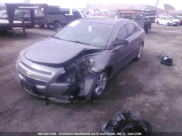 1G1ZB5E09CF341592 - 2012 CHEVROLET MALIBU LS BROWN photo 2