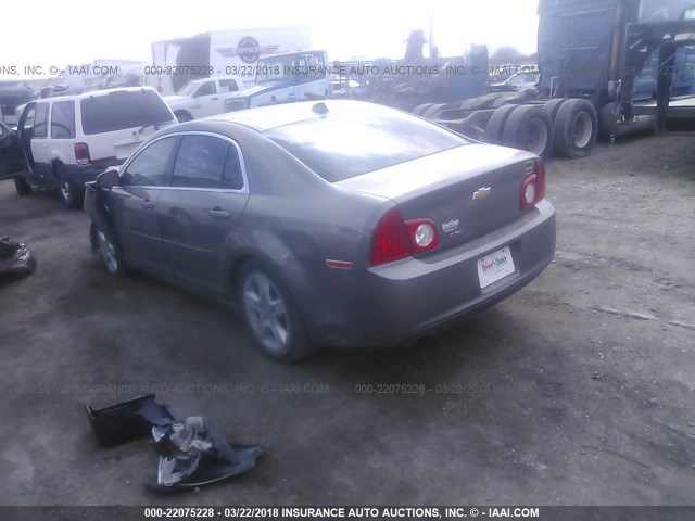 1G1ZB5E09CF341592 - 2012 CHEVROLET MALIBU LS BROWN photo 3