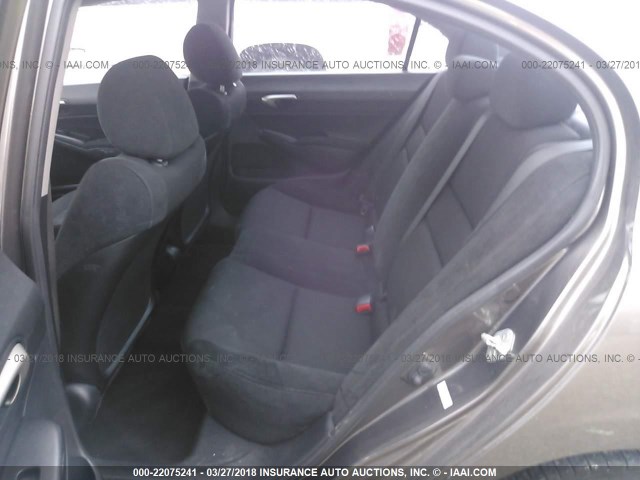 19XFA1F69BE013641 - 2011 HONDA CIVIC LX-S Braun Foto 8