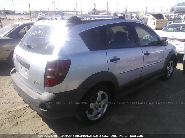 5Y2SL65886Z423446 - 2006 PONTIAC VIBE GRAY photo 4