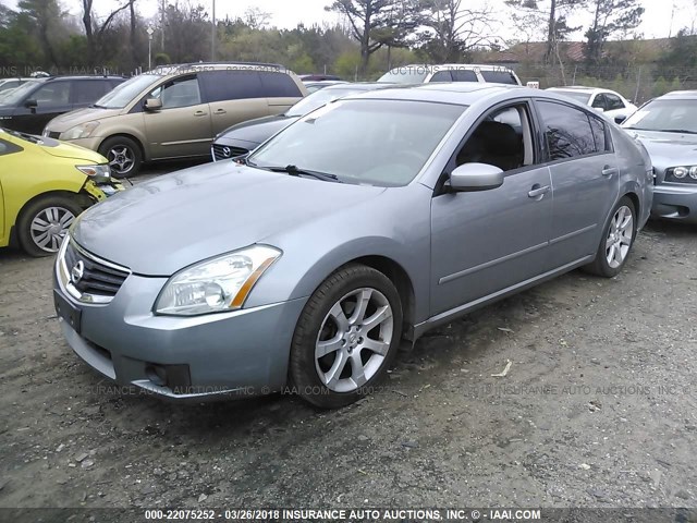 1N4BA41E57C856612 - 2007 NISSAN MAXIMA SE/SL GRAY photo 2