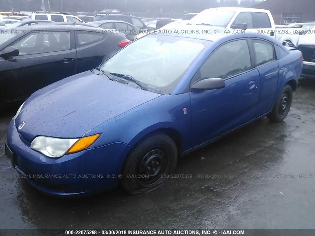 1G8AN14F65Z122627 - 2005 SATURN ION LEVEL 2 BLUE photo 2