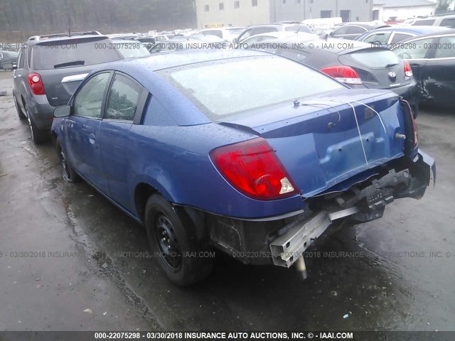 1G8AN14F65Z122627 - 2005 SATURN ION LEVEL 2 BLUE photo 3