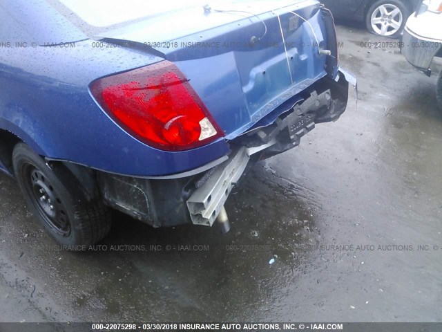 1G8AN14F65Z122627 - 2005 SATURN ION LEVEL 2 BLUE photo 6