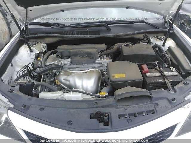 4T1BF1FK1EU843495 - 2014 TOYOTA CAMRY L/SE/LE/XLE 白色 照片 10