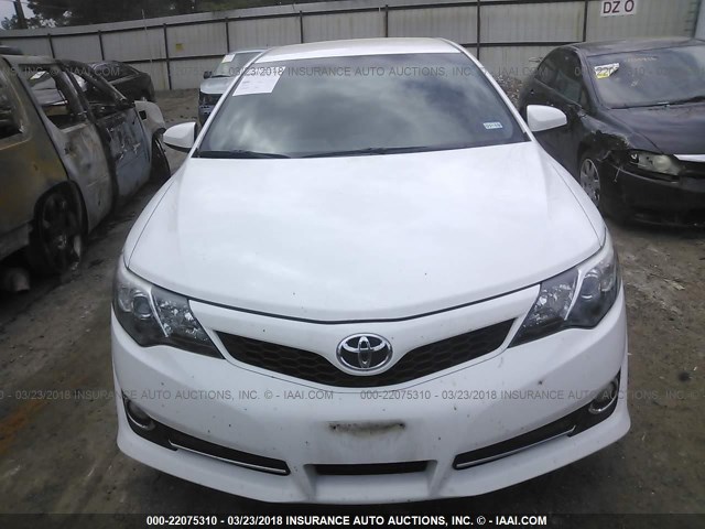 4T1BF1FK1EU843495 - 2014 TOYOTA CAMRY L/SE/LE/XLE 白色 照片 6