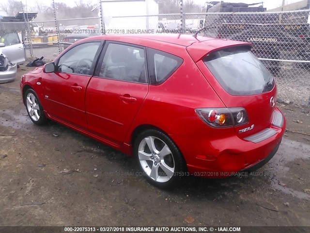 JM1BK343151270025 - 2005 MAZDA 3 HATCHBACK RED photo 3