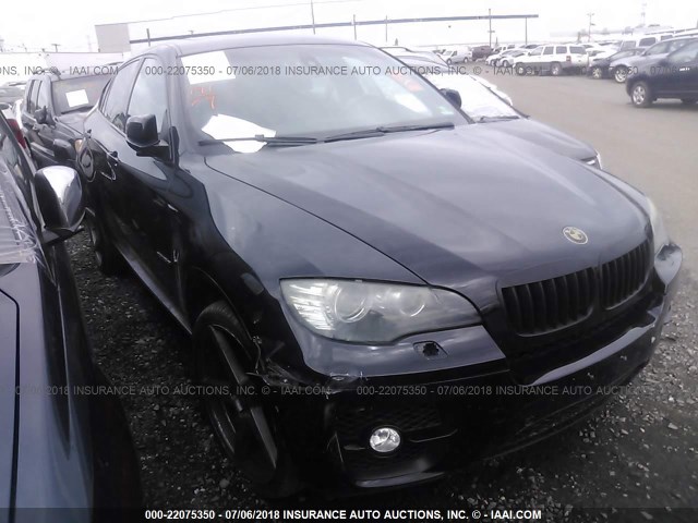 5UXFG83569LZ94028 - 2009 BMW X6 BLACK photo 1