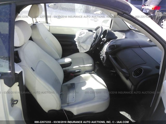 3VWFG31Y17M422522 - 2007 VOLKSWAGEN NEW BEETLE TRIPLE WHITE WHITE photo 5