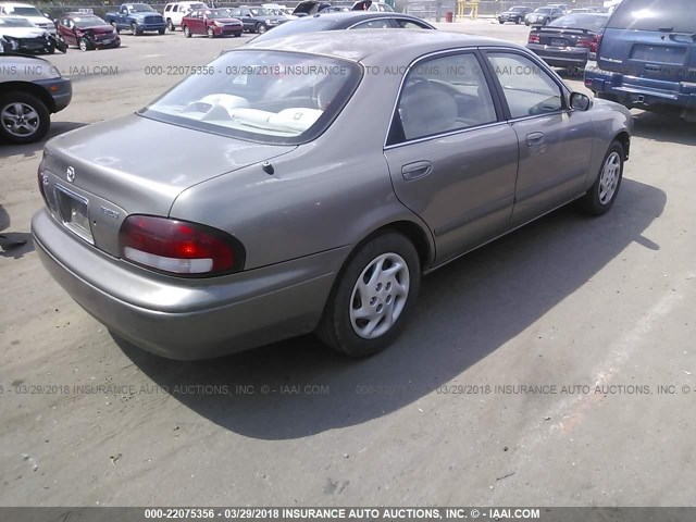 1YVGF22D1X5846959 - 1999 MAZDA 626 ES/LX TAN photo 4