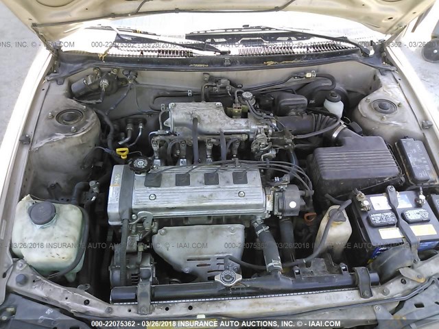 1NXAE09B2SZ308403 - 1995 TOYOTA COROLLA LE/DX ოქროსფერი ფოტო 10