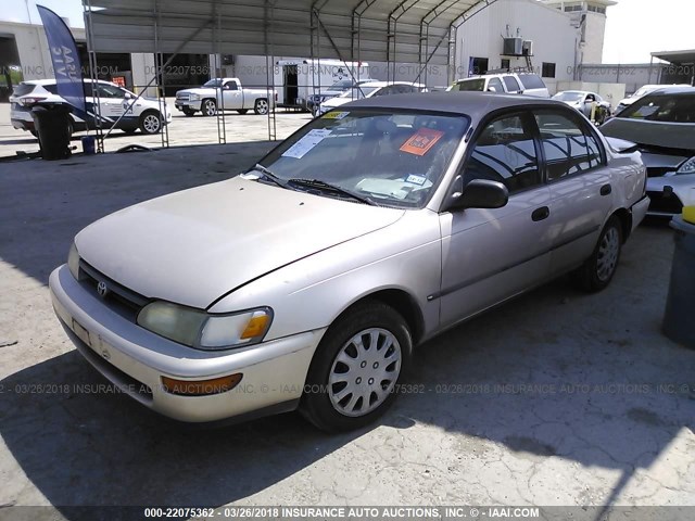 1NXAE09B2SZ308403 - 1995 TOYOTA COROLLA LE/DX ოქროსფერი ფოტო 2