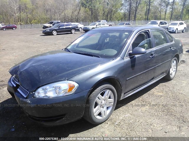 2G1WB5E30F1147476 - 2015 CHEVROLET IMPALA LIMITED LT GRAY photo 2