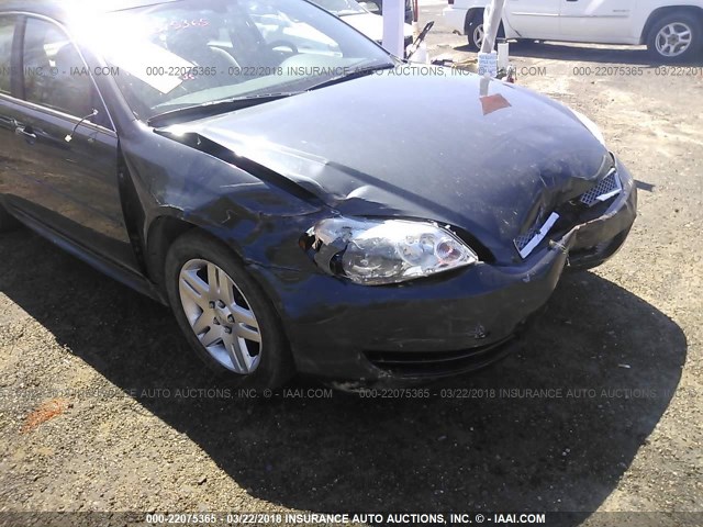 2G1WB5E30F1147476 - 2015 CHEVROLET IMPALA LIMITED LT GRAY photo 6