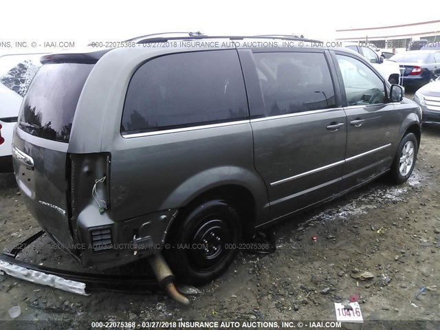 2A4RR8D11AR436971 - 2010 CHRYSLER TOWN & COUNTRY TOURING PLUS SILVER photo 4