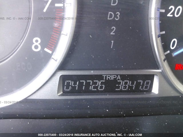 5J6TF3H54DL003513 - 2013 HONDA CROSSTOUR EXL ნაცრისფერი ფოტო 7