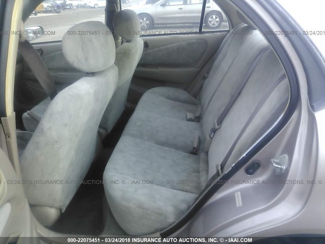 1NXBR18E7WZ042070 - 1998 TOYOTA COROLLA VE/CE/LE 金色 照片 8