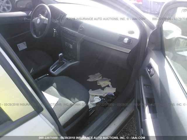 W08AR671085055373 - 2008 SATURN ASTRA XE SILVER photo 5