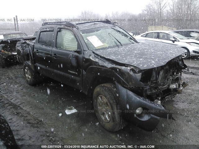 3TMLU4EN3AM053822 - 2010 TOYOTA TACOMA DOUBLE CAB BLACK photo 1