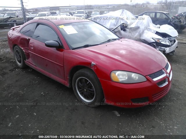 4B3AG42G14E118780 - 2004 DODGE STRATUS SXT RED photo 1