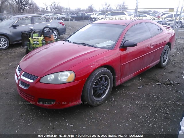 4B3AG42G14E118780 - 2004 DODGE STRATUS SXT RED photo 2