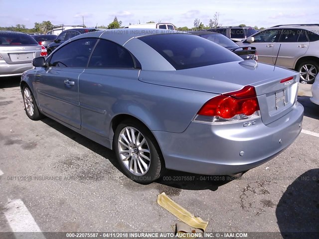 YV1MC67298J044033 - 2008 VOLVO C70 T5 Light Blue photo 3