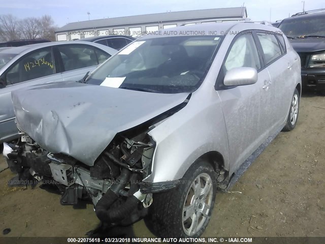5Y2SP67059Z426255 - 2009 PONTIAC VIBE SILVER photo 2